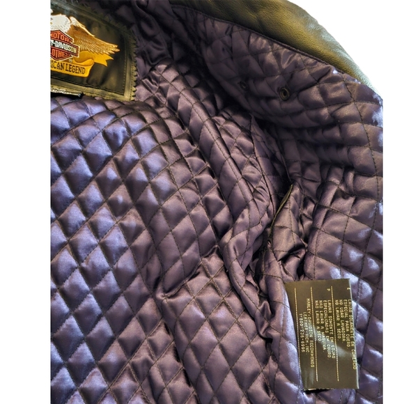 Harley Davidson Leather Crop Jacket - Picture 5 of 15